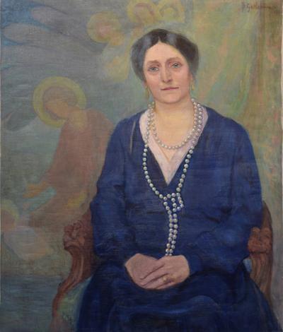 Portret kobiety w perłach, 1922