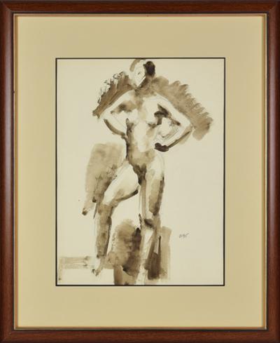 Akt stojącej modelki, 1913