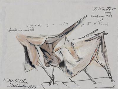 Naciąganie płótna, 1961