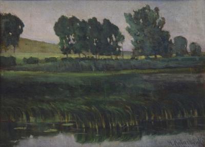 Pejzaż nadrzeczny, 1901