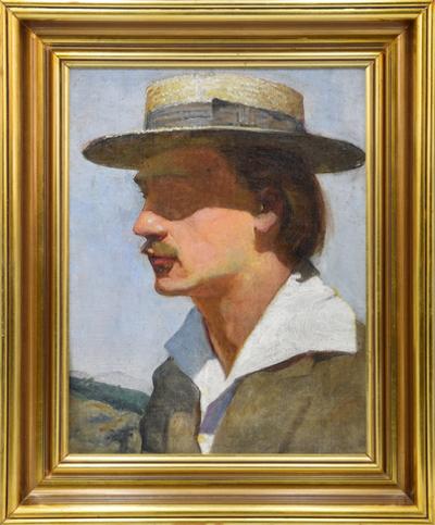 Portret mężczyzny w kapeluszu - Autoportret ?, ok. 1920