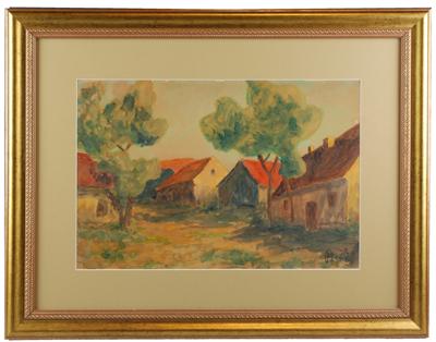 Pejzaż z domami, 1928