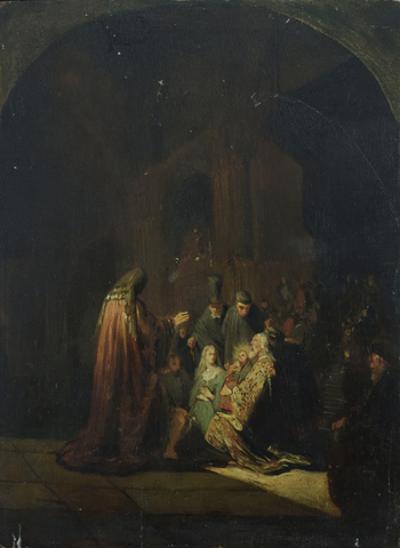 Symeon w świątyni [Ofiarowanie Dzieciątka Jezus w świątyni]