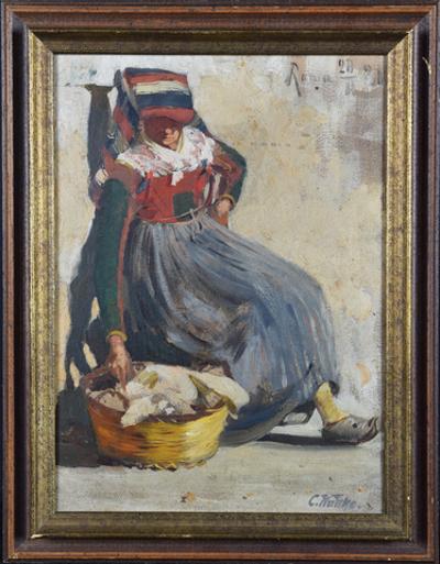 Kobieta z koszem, 1881