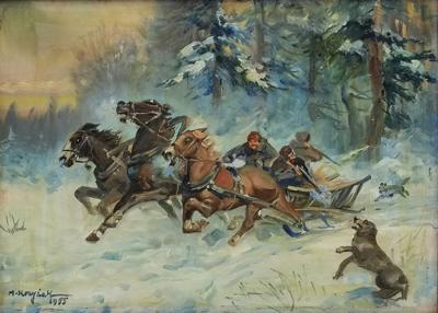 Napad wilków, 1955