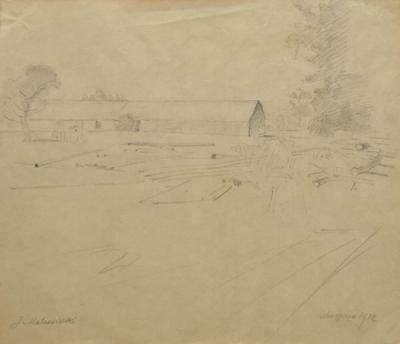 Pejzaż wiejski, 1922