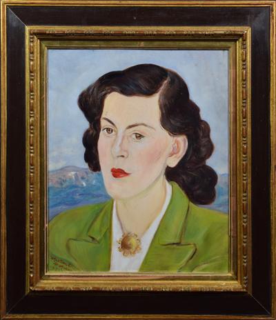 Portret eleganckiej pani, 1953