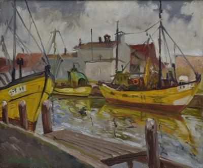 Port w Łebie, 1977