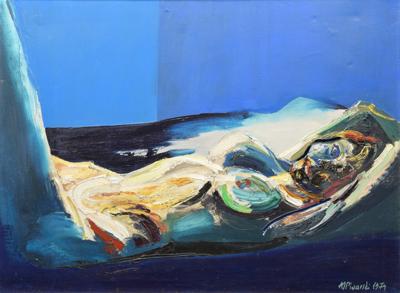 Leżący akt, 1974