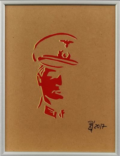 Hans Kloss, szablon: lata 80., wykonanie: 2017