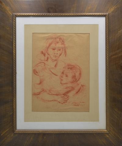Meksykańska kobieta z dzieckiem, 1953