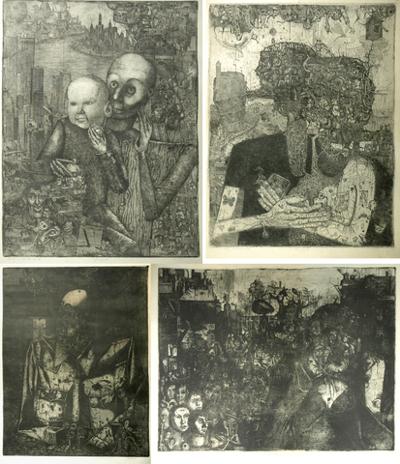 Cztery kompozycje figuralne