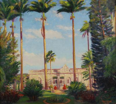Pałacyk w cieniu palm