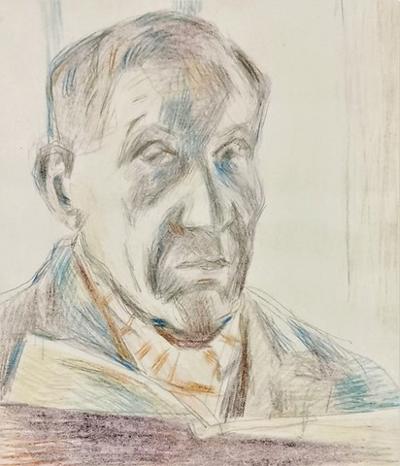 Autoportret z książką