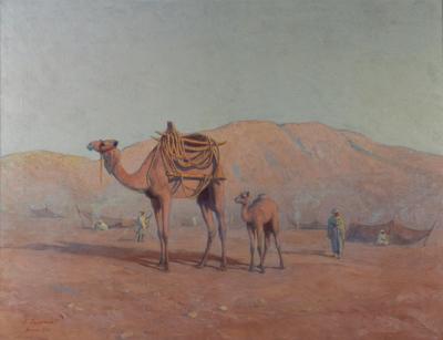 Na pustyni, 1923