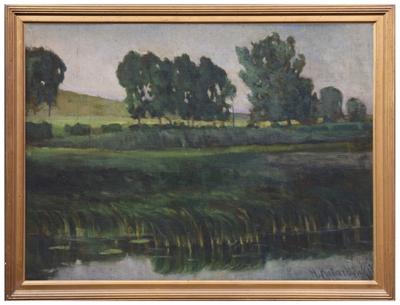 Pejzaż nadrzeczny, 1901