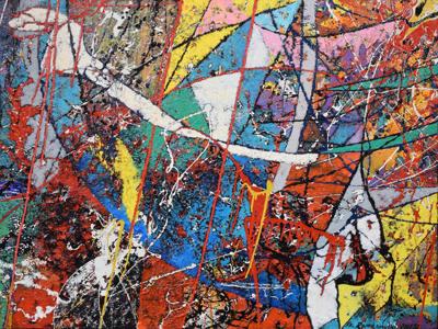 Z cyklu: Hommage dla Pollocka, 2015-2018