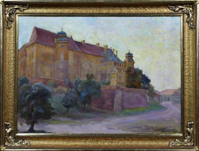 Widok na Wawel, 1912