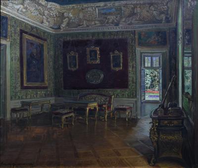 Sypialnia Królewska w Wilanowie, 1934
