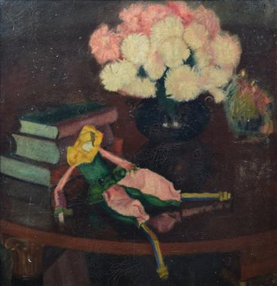 Martwa natura z kukiełką, 1924
