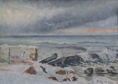 Morze zimą, 1947