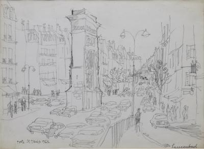 Porte Saint Denis w Paryżu, 1962