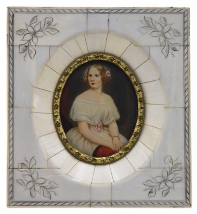 Portret kobiety - Jeanne Lind - miniatura