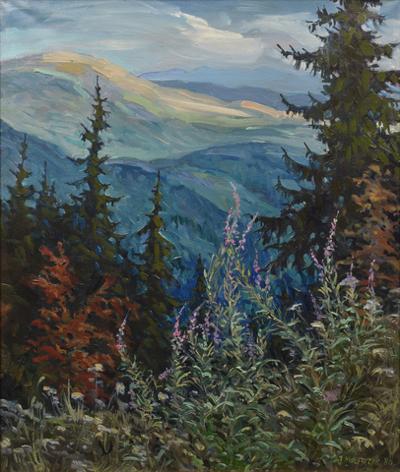 Wieczorne blaski - Widok na Tatry
