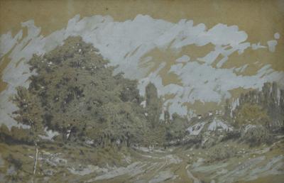 Wiejska droga, ok. 1870