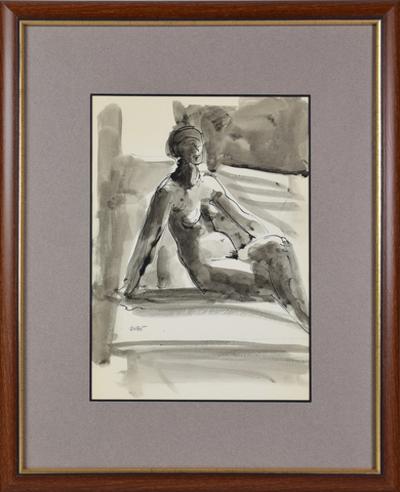 Odpoczywająca modelka, 1913