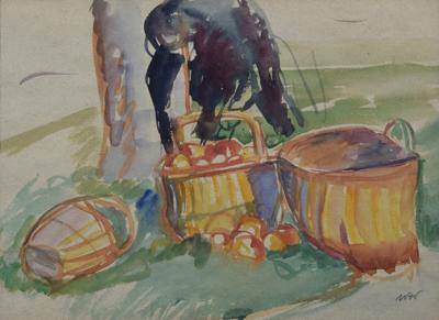 Kosze z jabłkami-Kalwaria, 1912