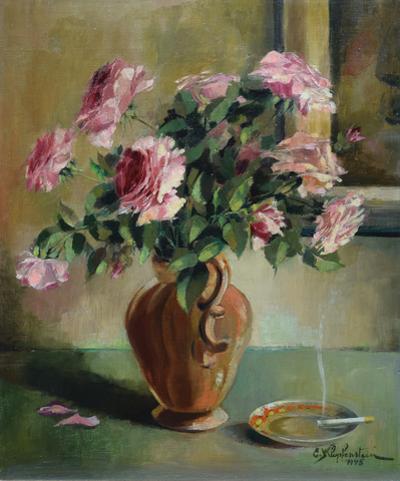 Martwa natura z papierosem, 1945