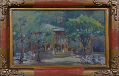 Park w Krynicy, przed 1939