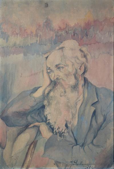 Zamyślony mędrzec, 1924?