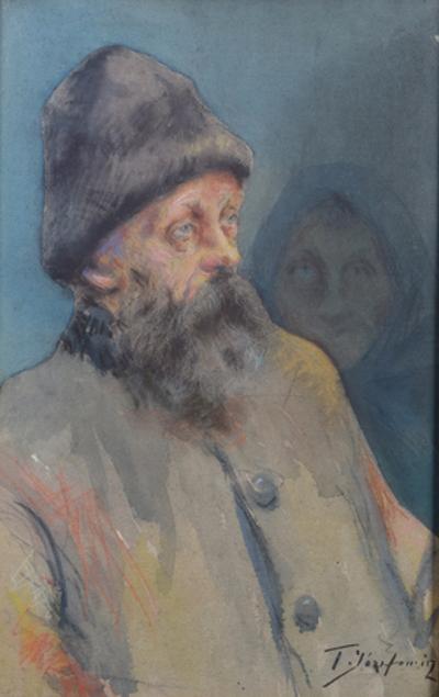 Portret brodatego mężczyzny