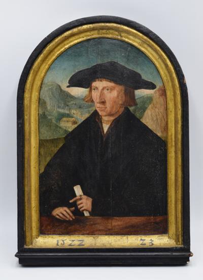 Portret mężczyzny na tle krajobrazu, 1522