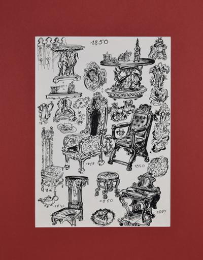 Antyczne meble z XIX wieku, 1975