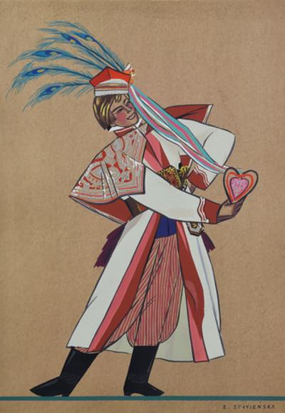 Strój ludowy z Krakowa, 1939