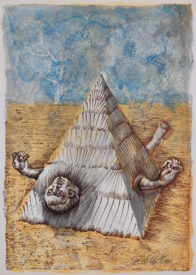Ilustracja do Eugenio Montale "Cinquante ans de poesie"