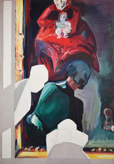 Białe bałwany przed arcydziełem malarstwa europejskiego, 1990
