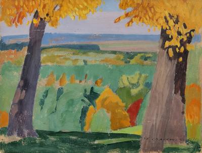 Jesień na polach, 1931