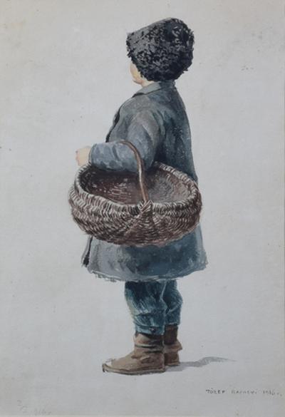 Chłopiec z koszem, 1916