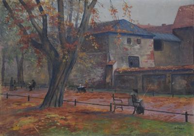 Kraków: Motyw z Plant, 1923