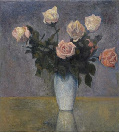 Róże w wazonie, 1913