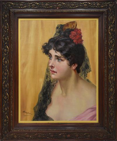 Hiszpański czar - Portret młodej kobiety