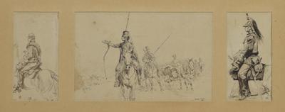 Wojsko - trzy rysunki we wspólnej oprawie, 1884