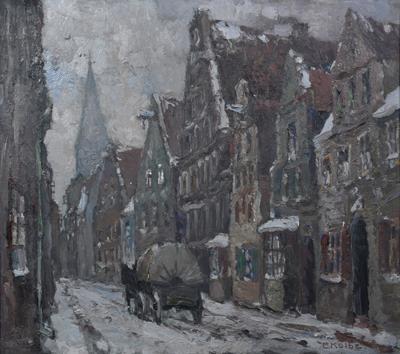 Ulica w mieście, ok. 1925