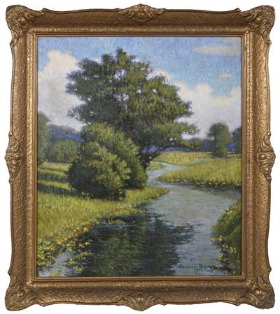 Pejzaż z rzeczką, 1932