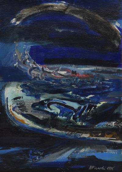 Kompozycja niebieska, 1975