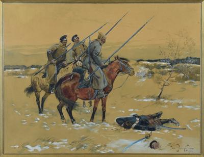 Patrol kozacki, 1896
